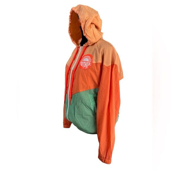 Mother The Triple Shade Hoodie Windbreaker Size Small Retro Colorful Jacket Coat - Picture 5 of 8